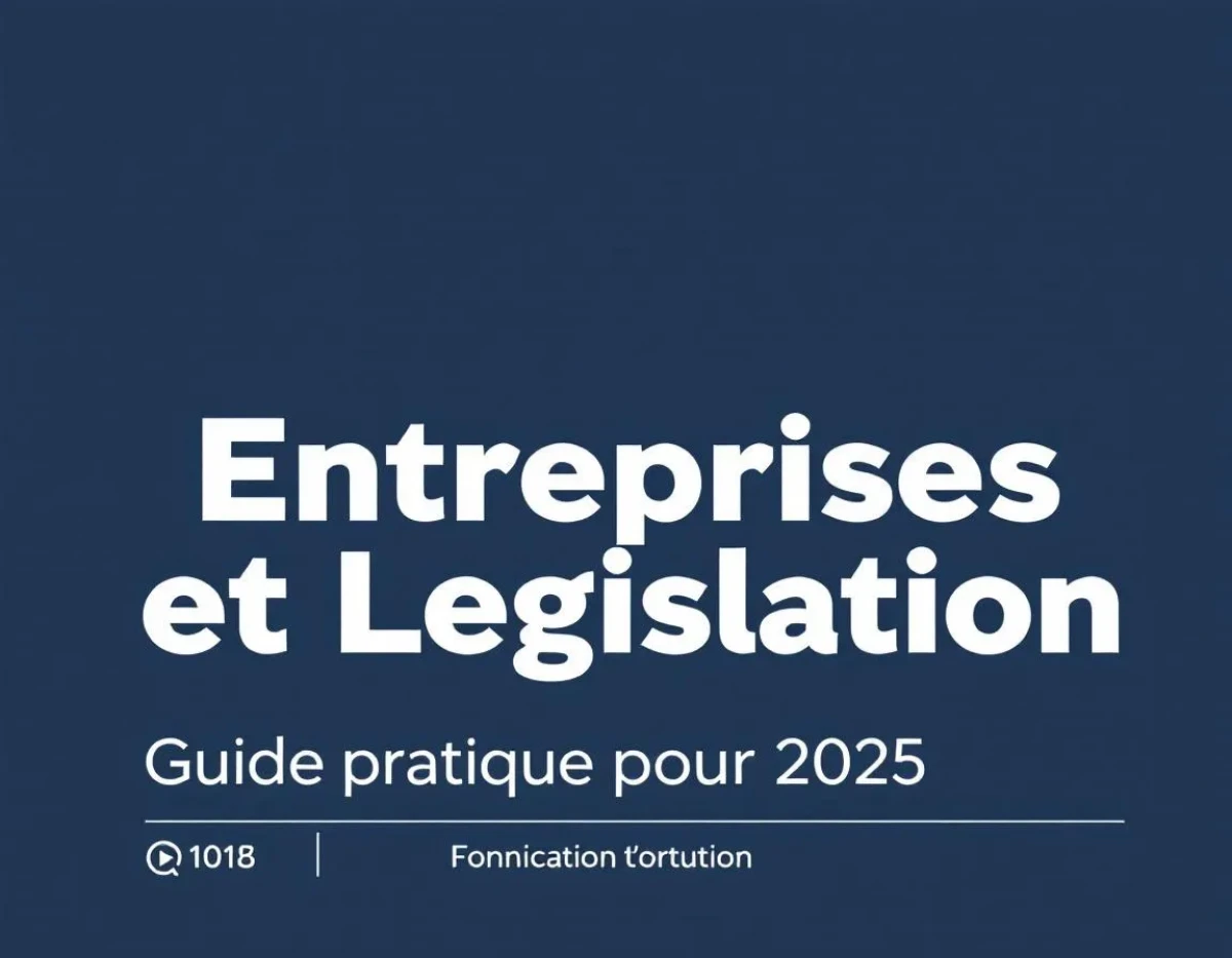 Entreprises et Législation: Guide Pratique pour 2025